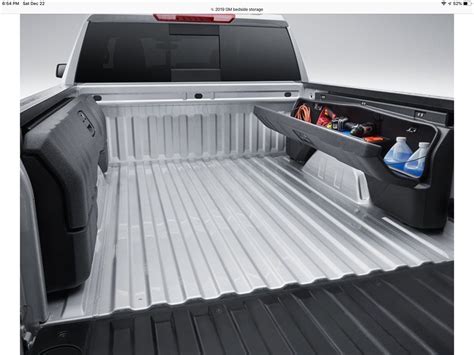 gmc metal bed storage box|gmc sierra bed storage box.